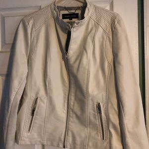 White Leather Jacket